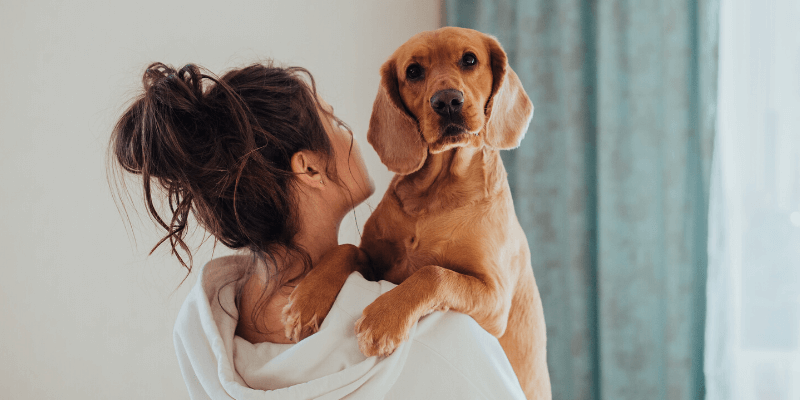 Cannington Veterinary Hospital - Woman holding dog