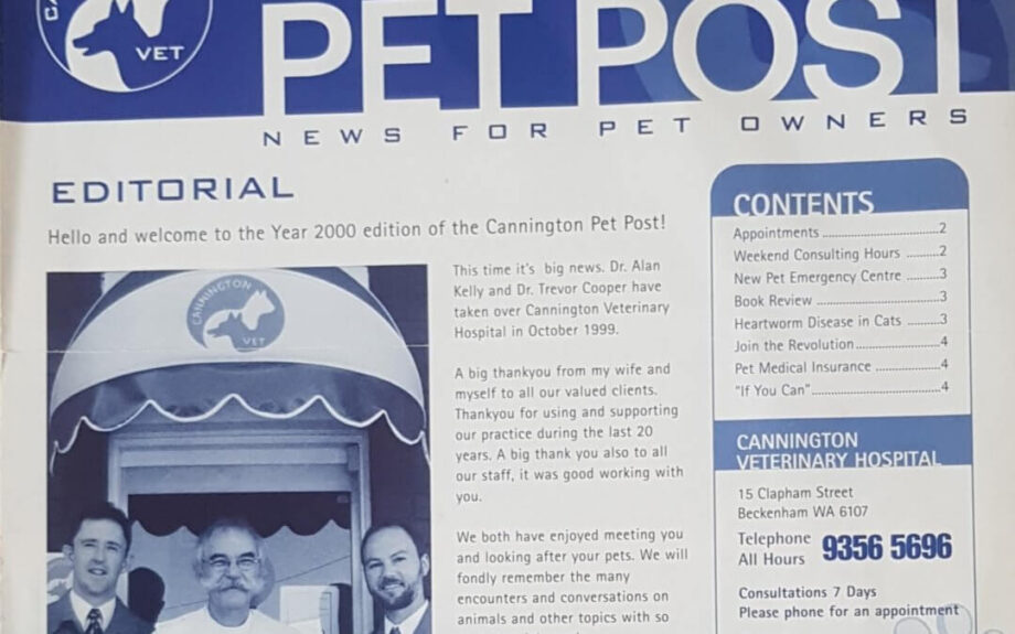 Cannington Veterinary Hospital Newsletter